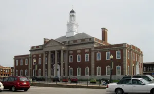 The Jackson County Courthouse located in Independence Missouri. 