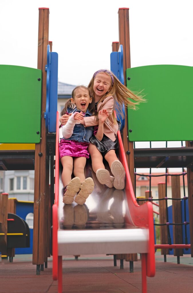 Protecting Your Child After An Injury | Cantor Injury Law | St. Louis, MO Protecting Your Child After An Injury. Kids going down a slide.